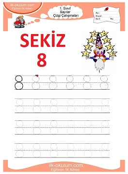 Çocuklar İçin Çizgi Çalışma Sayfaları 